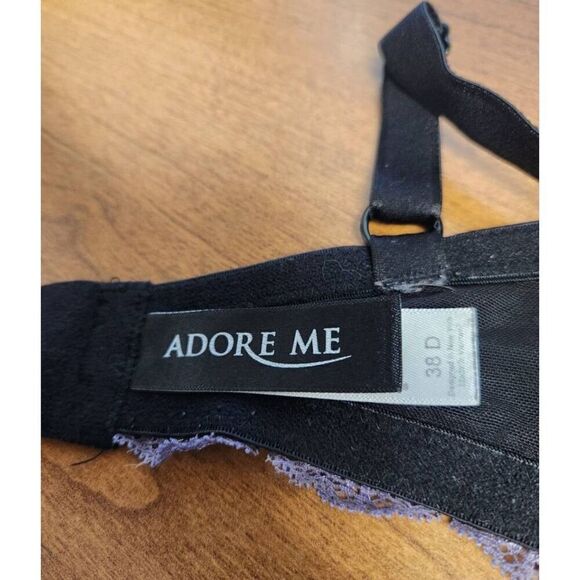 Olga & Adore Me SET OF 2 38D: 1-Olga red/pink underwire bra. 1-Adore Me Lightly - Picture 11 of 13